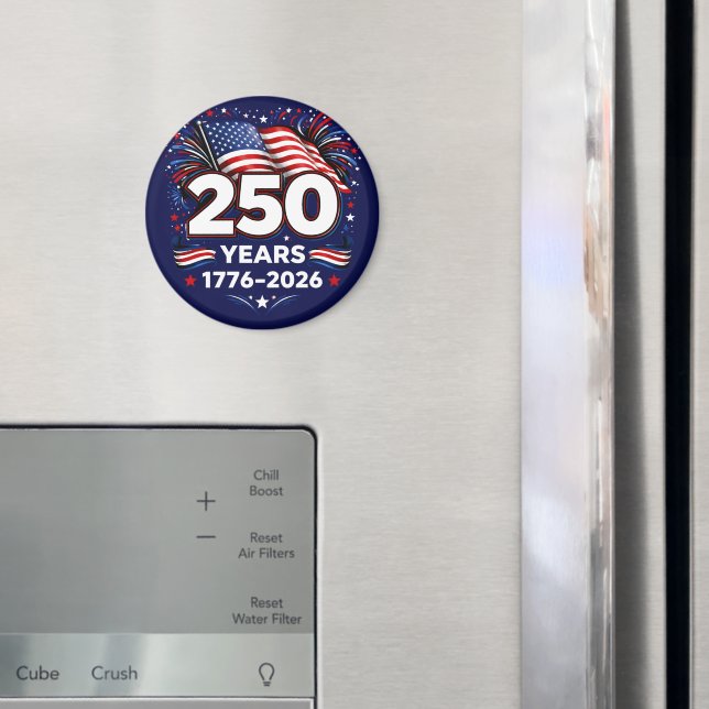 250 Jahre Unabhängigkeit Patriotisches Feuerwerk B Magnet (In Situ (Kühlschrank))