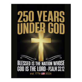 250 Jahre unter Gott Poster