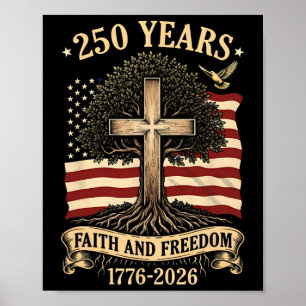 250 Jahre USA 1776-2026 250. Geburtstag Amerika 4. Poster