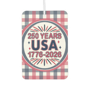 250 Jahre USA 1776-2026 Halbjahr Autolufterfrischer
