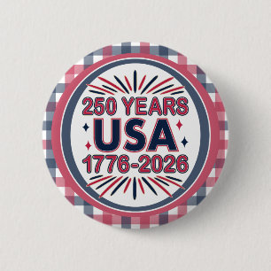 250 Jahre USA   1776-2026 Halbjahr Button