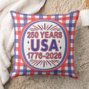 250 Jahre USA 1776-2026 Halbjahr Kissen
