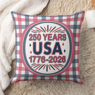 250 Jahre USA   1776-2026 Halbjahr Kissen