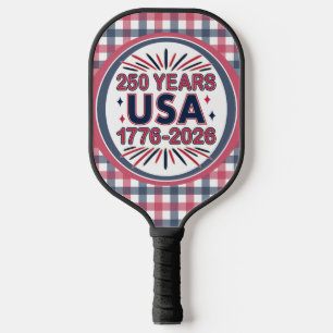 250 Jahre USA 1776-2026 Halbjahr Pickleball Schläger