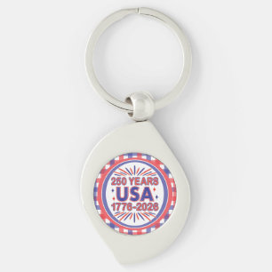 250 Jahre USA   1776-2026 Halbjahr Schlüsselanhänger