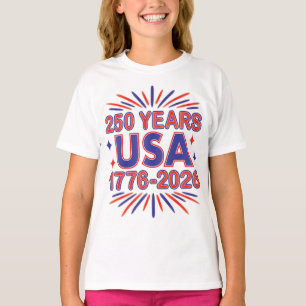 250 Jahre USA 1776-2026 Halbjahr T-Shirt