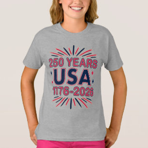 250 Jahre USA 1776-2026 Halbjahr T-Shirt