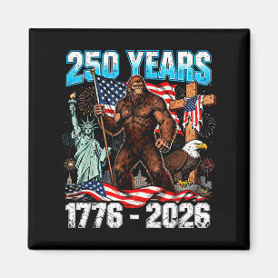250 Jahre USA 1776 2026 patriotische Freiheit Bigf Magnet