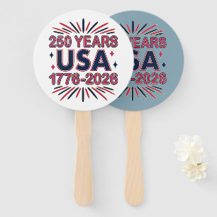 250 Jahre USA 1776–2026 Semiquincentennial Fächer