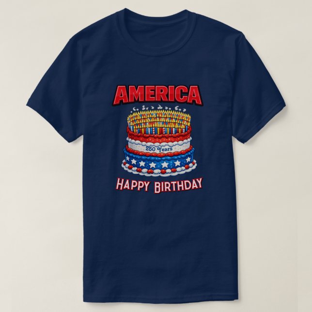 250 Jahre USA -32d T-Shirt (Design vorne)