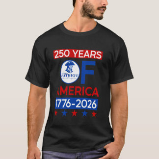 250 Jahre USA Amerikanische Revolution Semiquincen T-Shirt
