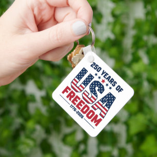 250 Jahre USA-Freiheit 1776 2026 Patriotisch Schlüsselanhänger