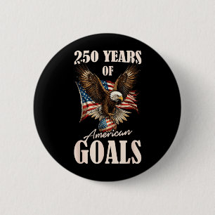 250 Jahre USA Fußball Adler 250. Jubiläum 4. Button