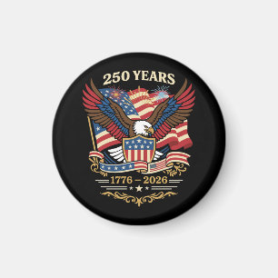 250 Jahre USA Patriotischer Adler-Design Magnet