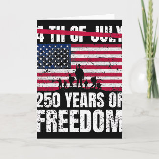 250 Jahre Verteidigung der Freiheit Patriotische U Karte