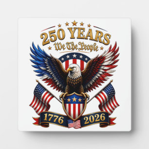 250 Jahre We The People Adler Fotoplatte