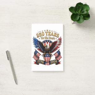 250 Jahre We The People Adler Post-it Klebezettel