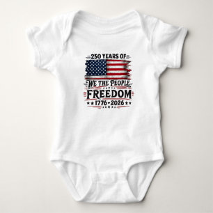 250 Jahre We the People Freedom Design Baby Strampler