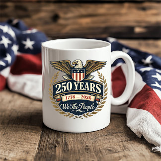 250 Jahre We The People Kaffeetasse