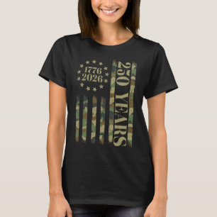 250-Jahres-Jubiläum 250. Unabhängigkeitstag Camo  T-Shirt