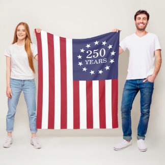 250. Jahrestag Amerika Patriotisches USA Unabhängi Fleecedecke