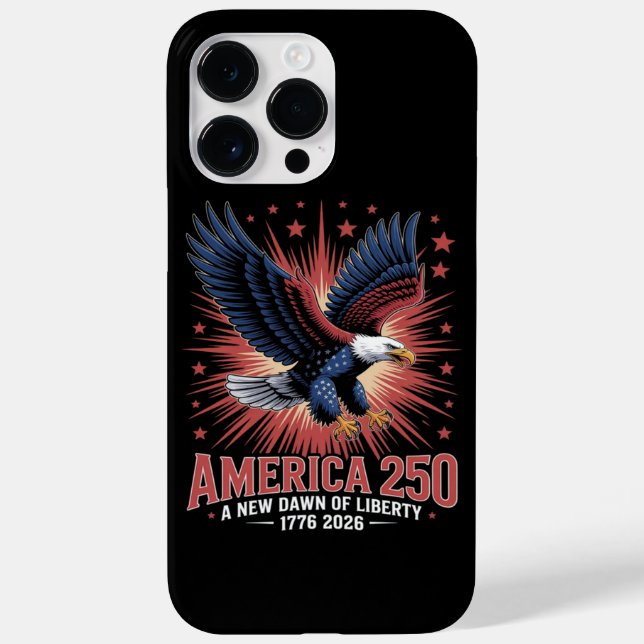 250. Jahrestag Amerikas Case-Mate iPhone Hülle (Rückseite)