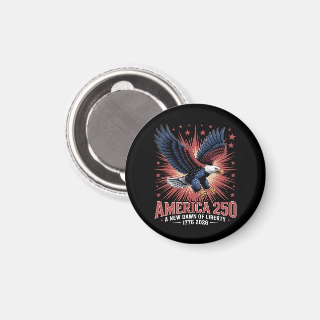 250. Jahrestag Amerikas Magnet (Vorderseite/Rückseite)