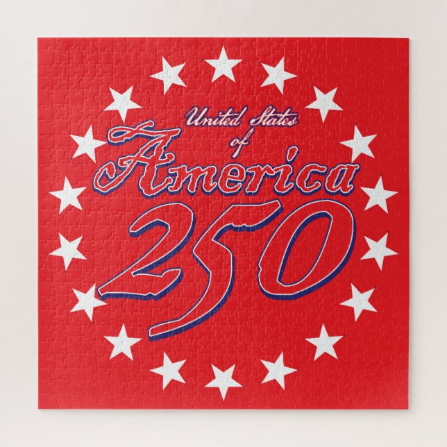 250. Jahrestag Amerikas Puzzle (Vertikal)