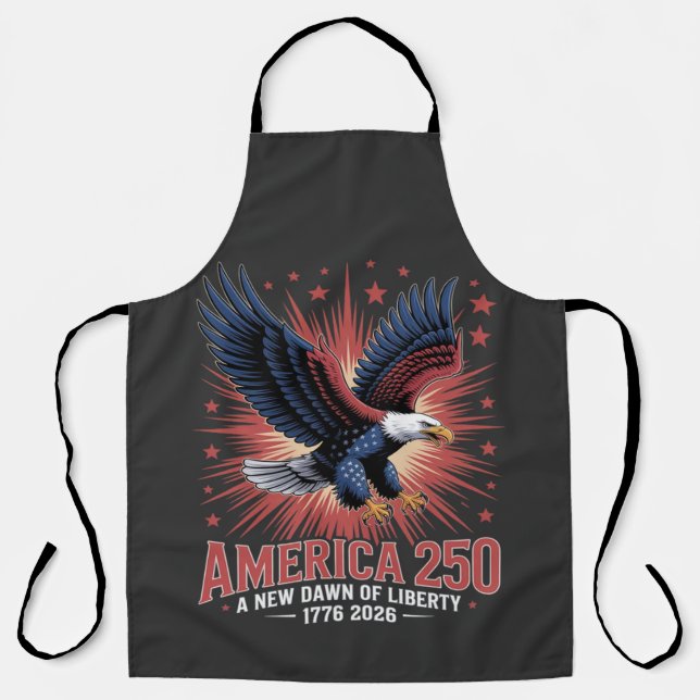 250. Jahrestag Amerikas Schürze (Vorderseite)