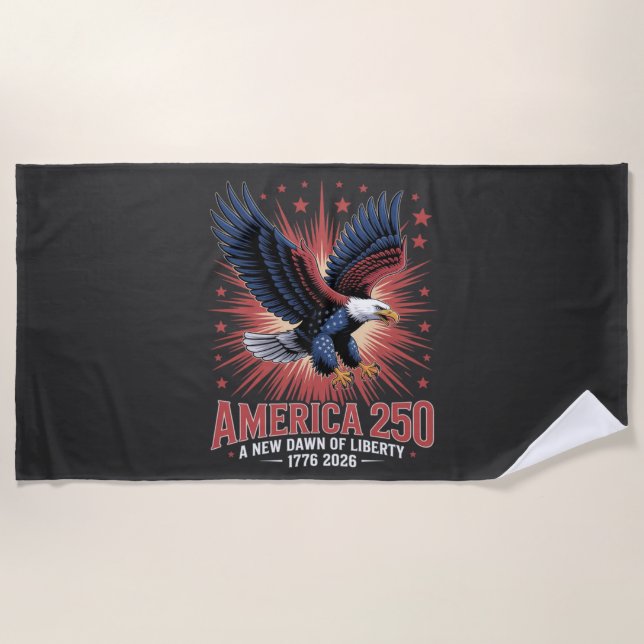 250. Jahrestag Amerikas Strandtuch (Vorderseite)