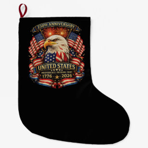250. Jahrestag der Unabhängigkeit der USA 1776 202 Großer Weihnachtsstrumpf