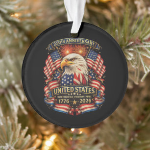 250. Jahrestag der Unabhängigkeit der USA 1776 202 Ornament