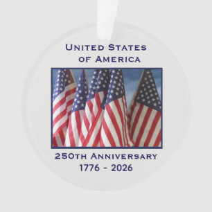 250. Jahrestag der Unabhängigkeitserklärung USA Ornament