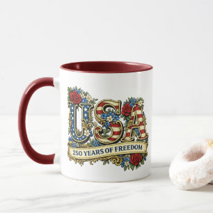 250. Jahrestag der USA Tasse