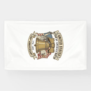 250. Jahrestag der Vereinigten Staaten Patriotisch Banner