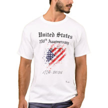 250. Jahrestag der Vereinigten Staaten T-Shirt Män