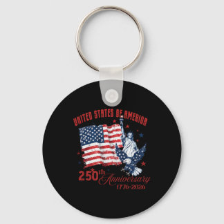250. Jahrestag der Vereinigten Staaten von Amerika Schlüsselanhänger