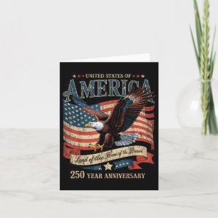 250. Jahrestag des Designs von Amerika Karte