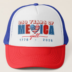 250. Jahrestag des Semiquincentennial Amerikas Truckerkappe