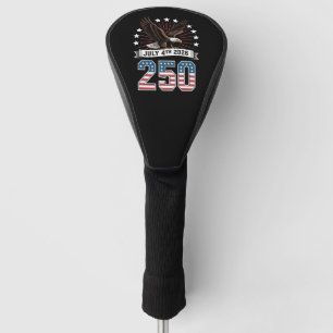250. Jahrestag Patriotisch 4. Juli 1776 2026 Golf Headcover