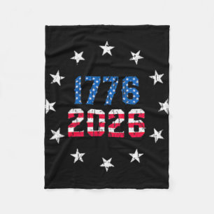 250 Jahrestag Tasche USA 250. amerikanische Flagge Fleecedecke