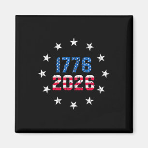 250 Jahrestag Tasche USA 250. amerikanische Flagge Magnet