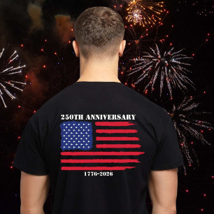 250. Jahrestag US-Flagge-Jet-Jagdflugzeuge T-Shirt