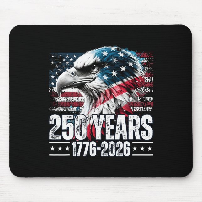 250. Jahrestag US-Geburtstag  Mousepad (Vorne)