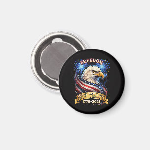 250. Jahrestag USA 1776-2026 Patriotischer Amerika Magnet