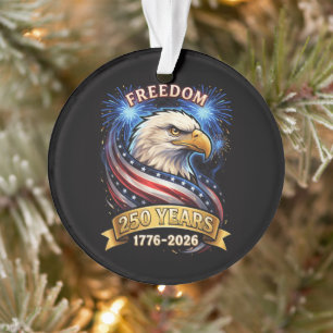 250. Jahrestag USA 1776-2026 Patriotischer Amerika Ornament