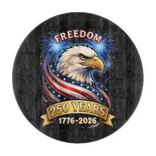 250. Jahrestag USA 1776-2026 Patriotischer Amerika Schneidebrett