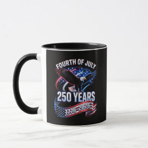 250. Jahrestag USA 1776-2026 Patriotischer Amerika Tasse
