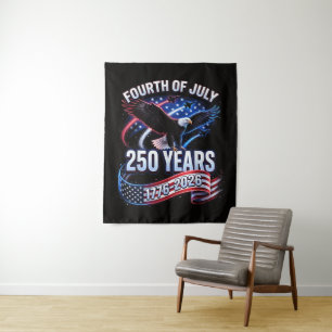 250. Jahrestag USA 1776-2026 Patriotischer Amerika Wandteppich