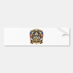 250 Jahrestag USA 250 Jahre Autoaufkleber